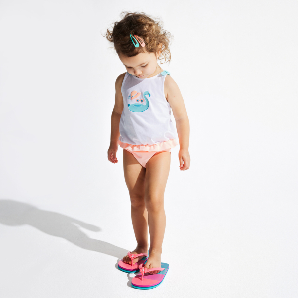 سراويل سباحة بطبعة الكرز للفتيات الصغيرات